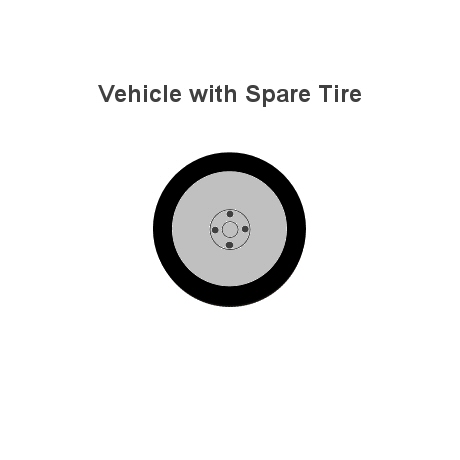 Forte with spare tire
